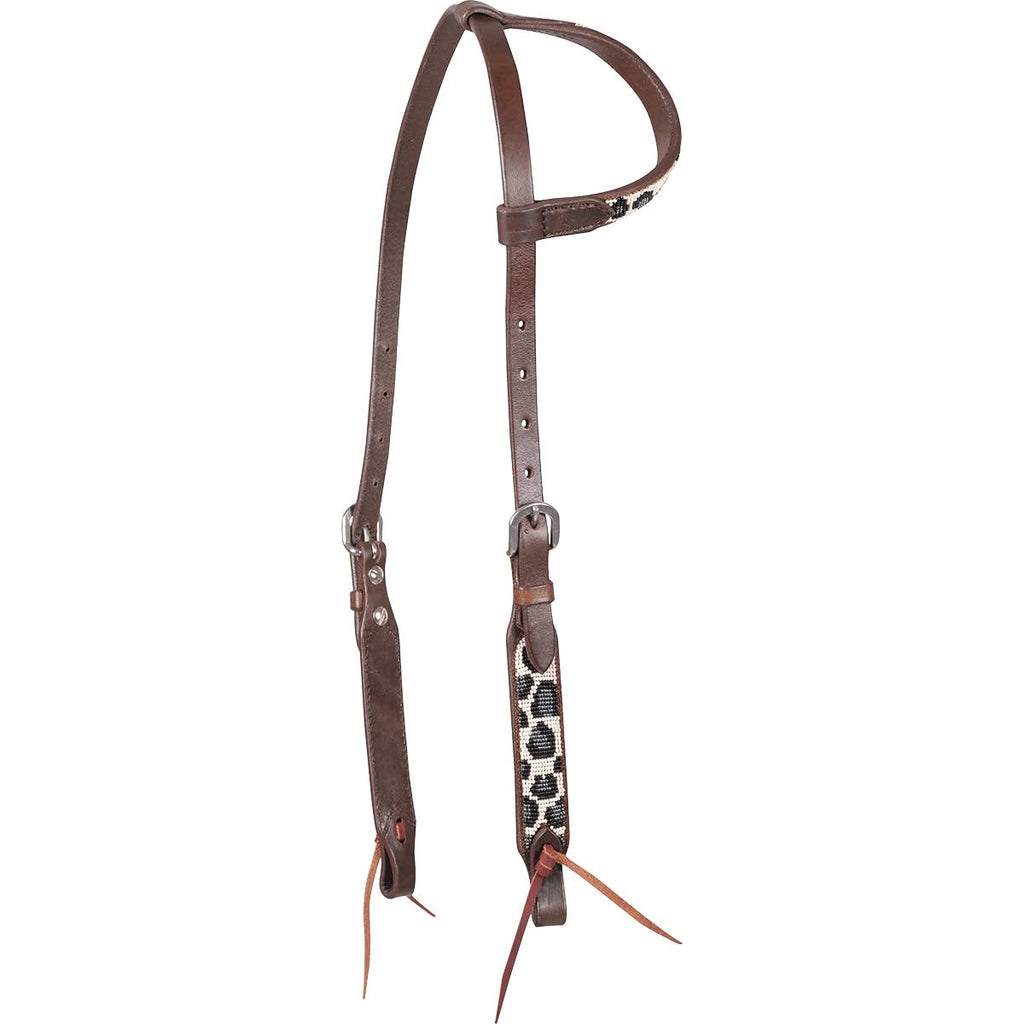Beaded Ear Headstall H8149