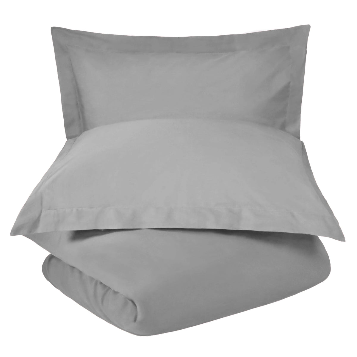 Matte Cotton Percale Duvet Cover Set Full/Queen C68008