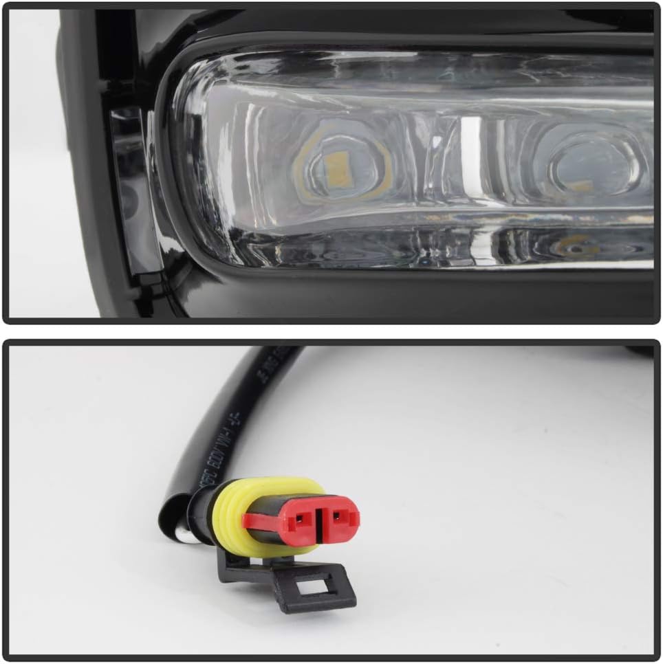 LED Bumper Fog Driving Lights with Switch Assembly Driver & Passenger Side S8005