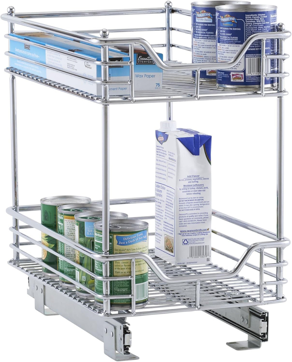 2-Tier Sliding Cabinet Organizer E752993