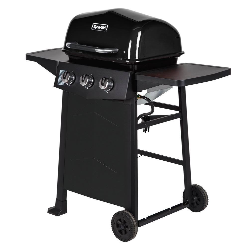3-Burner Propane Gas Grill in Black G7138