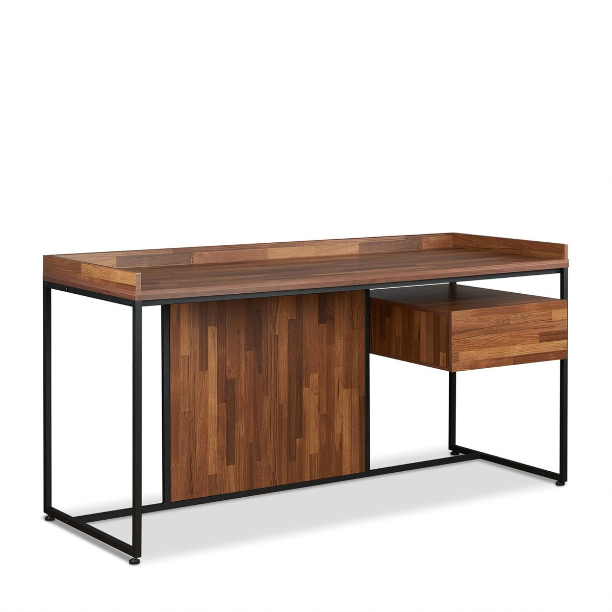 Walnut & Sandy Black Bookcase N52522