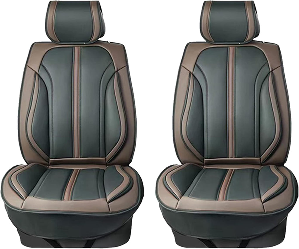Black Leather Car Seat Covers G8556