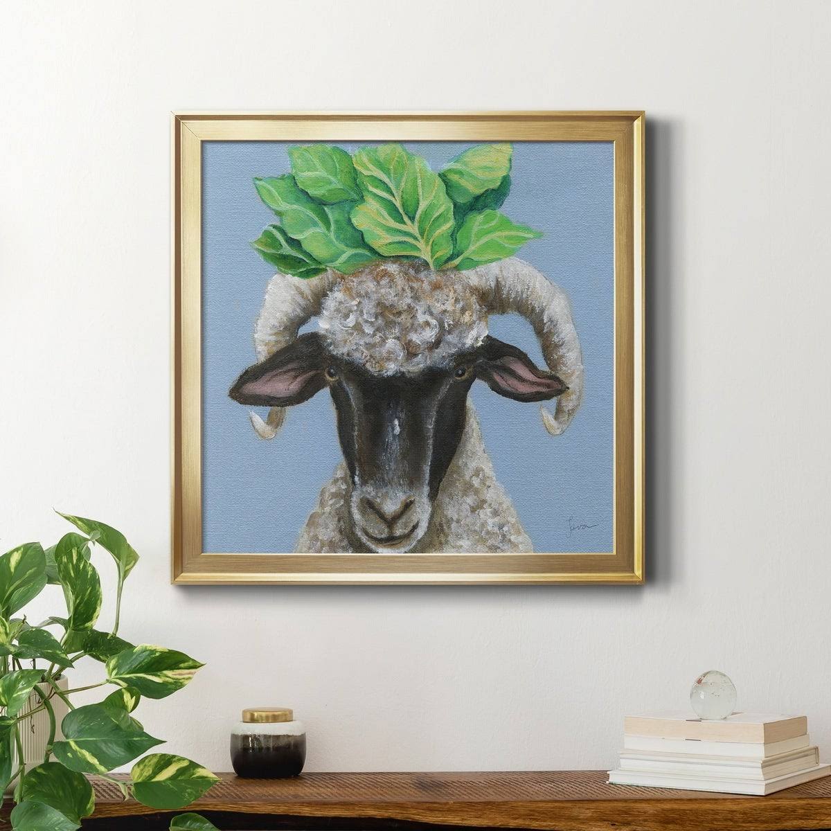 Black 32x32 Framed Canvas A105