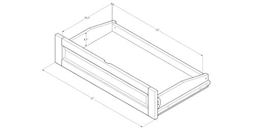 Full Size Futon with Storage Drawers in Espresso Finish Y9363