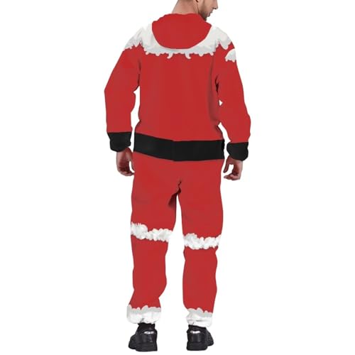 Adult Onesie Hooded One-Piece Pajama Zipper Jumpsuits U797779