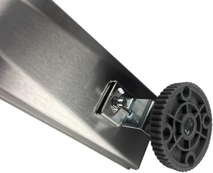 36-Inch Linear Shower Drain with Pattern Grate Cover, Brushed 304 Stainless Steel S143638