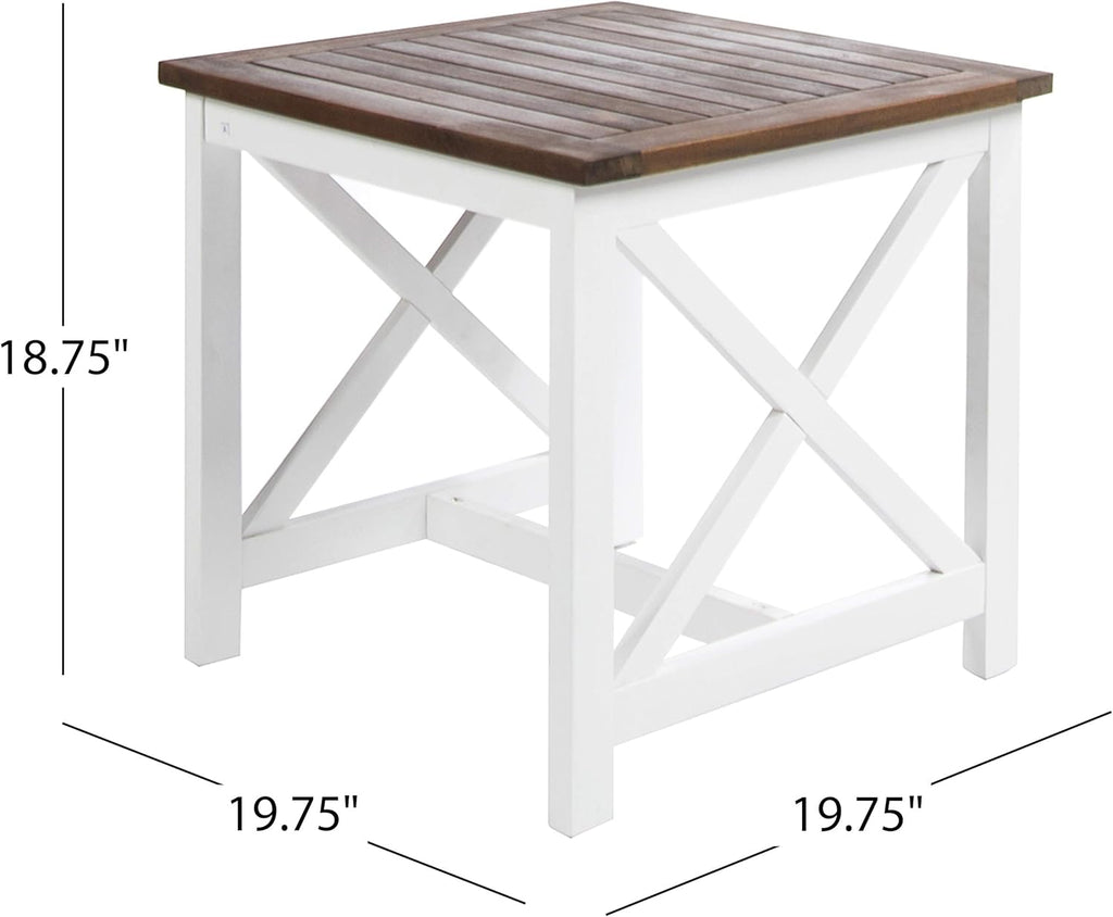 Acacia Wood End Table G519118