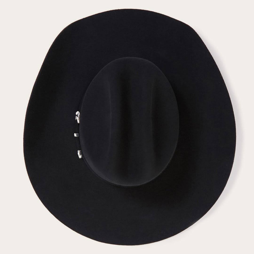Black Buffalo Fur Hat T3568