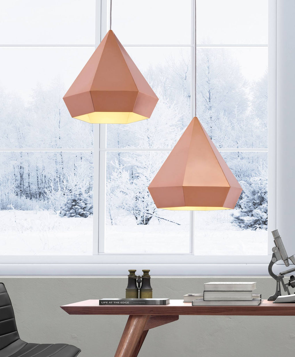 Rose Gold Ceiling Lamp R528369
