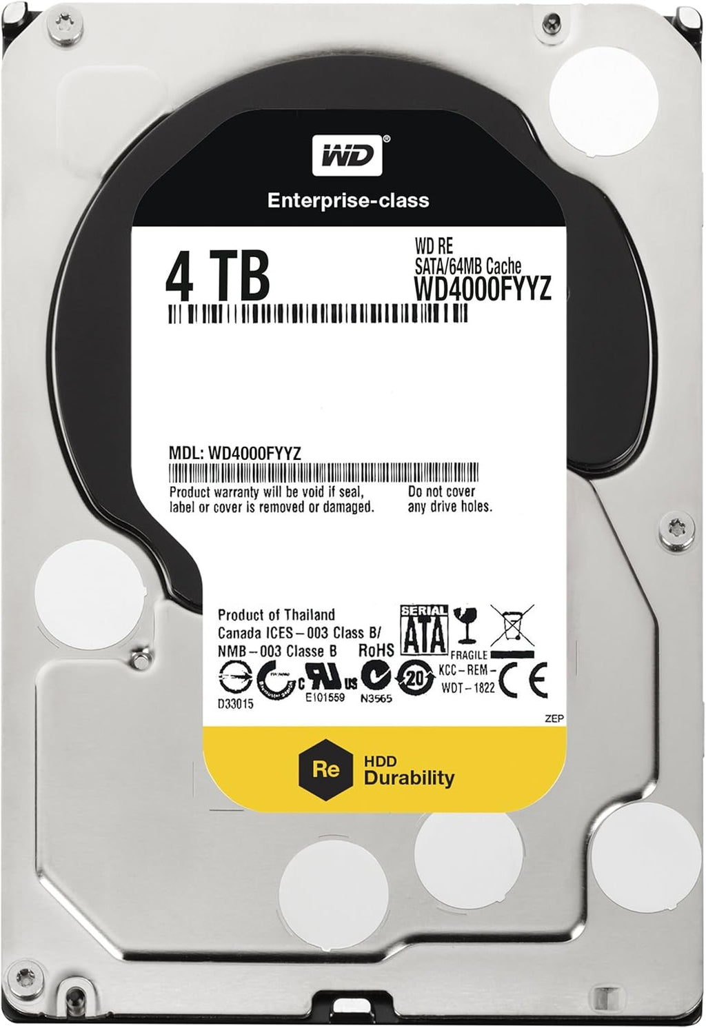 4TB 3.5 Inch SATA III 7200 RPM 64 MB Cache Enterprise Hard Drive X251
