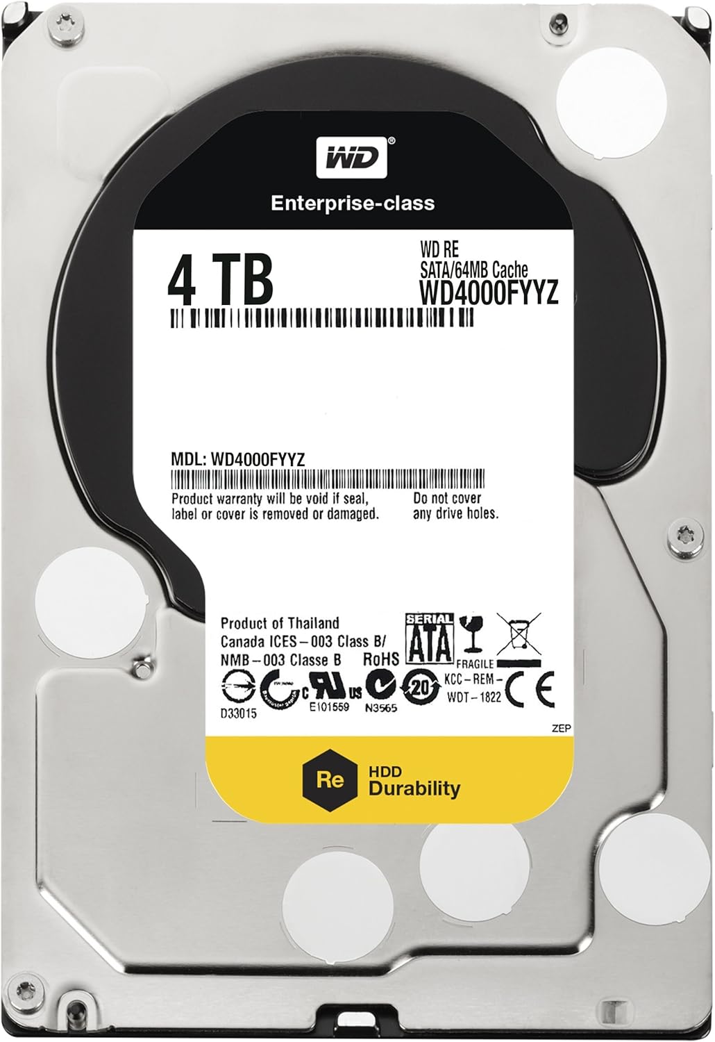 4TB 3.5 Inch SATA III 7200 RPM 64 MB Cache Enterprise Hard Drive X251