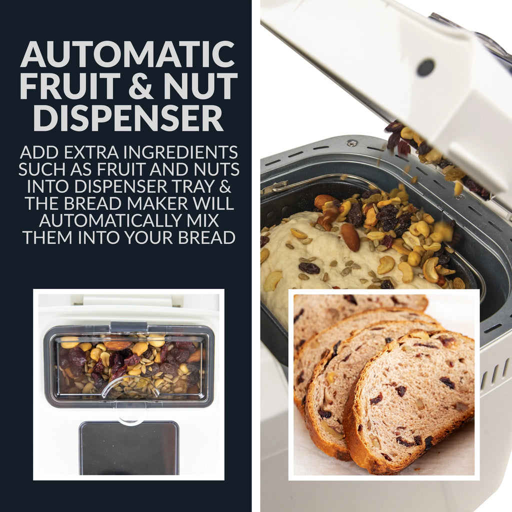 Programmable 2 Lb. Breadmaker with Auto Fruit & Nut Dispenser W4646