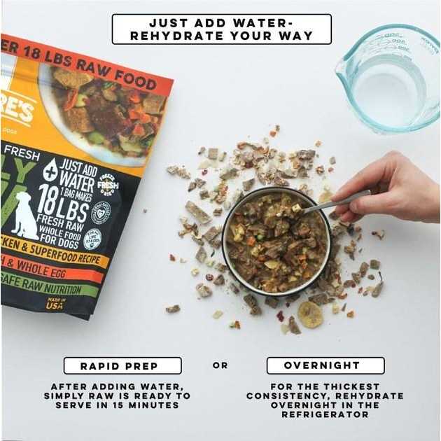 Freeze-Dried Raw Whole Food Meal 18 Lbs Q3890