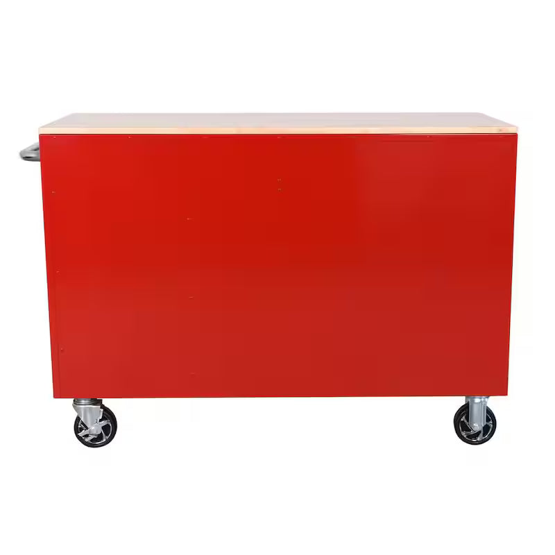 52 in. W Gloss Red Mobile Workbench Tool Chest X71737