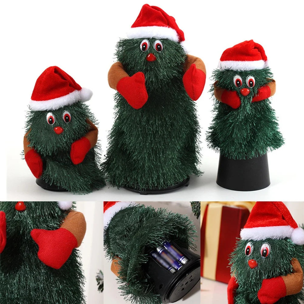 Christmas Tree Plush Toy Dancing Singing Doll S27973