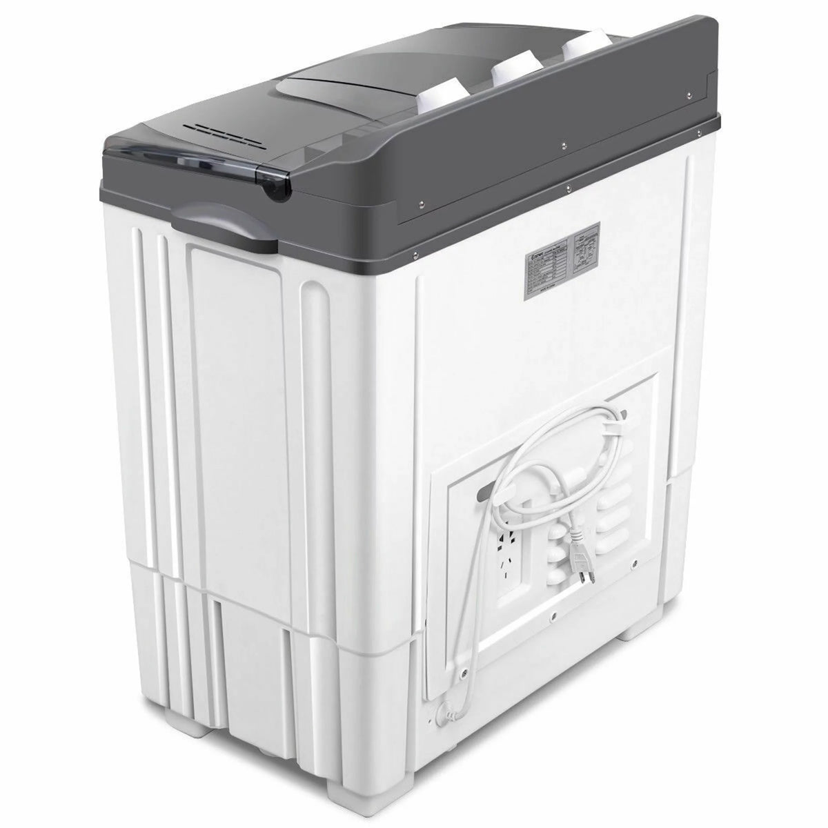 Portable Twin Tub 20 lbs Capacity Washing Machine I781923