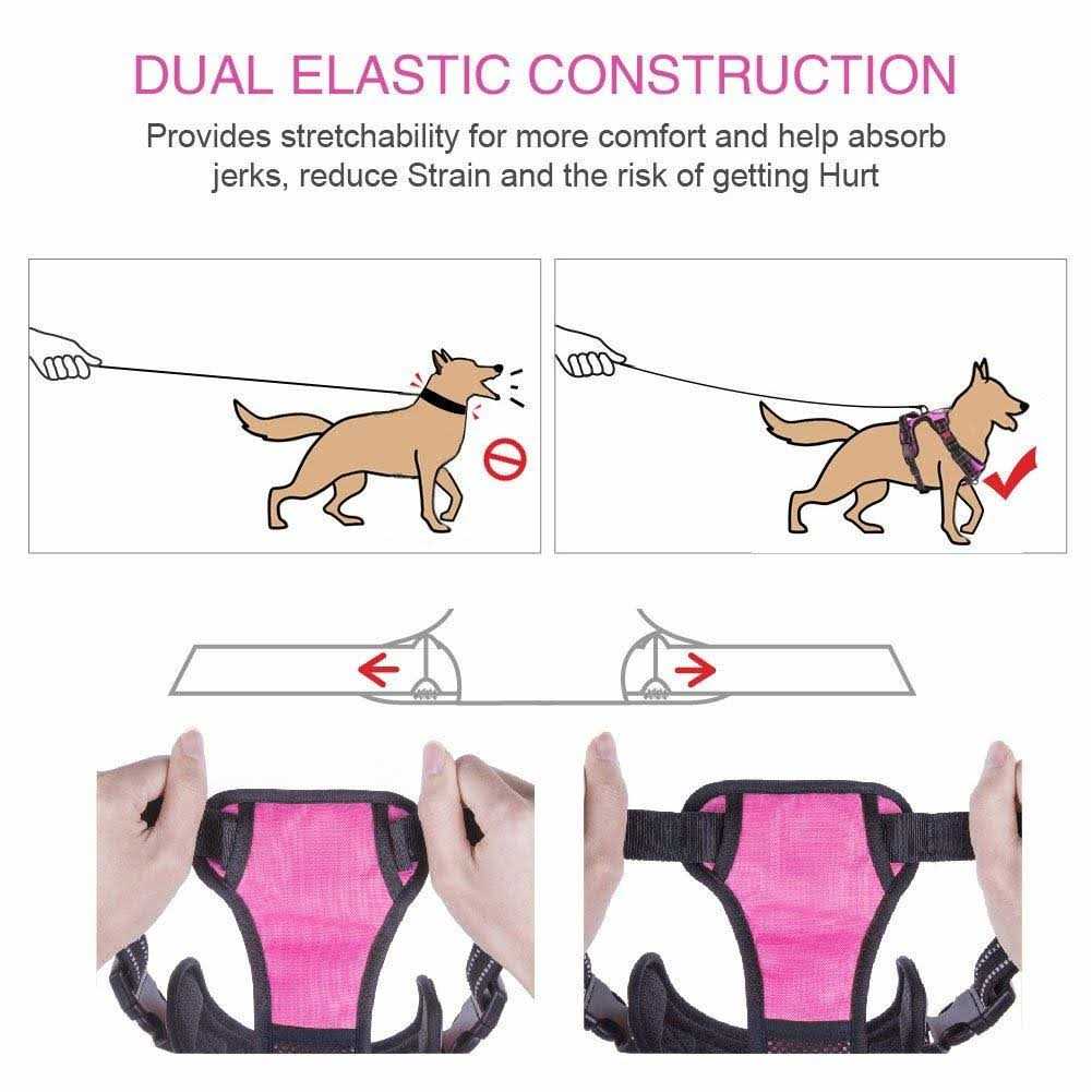 No Pull Reflective Dog Harness G46710