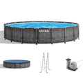 15'x48 Above Ground Swimming Pool with Filter Pump L125104