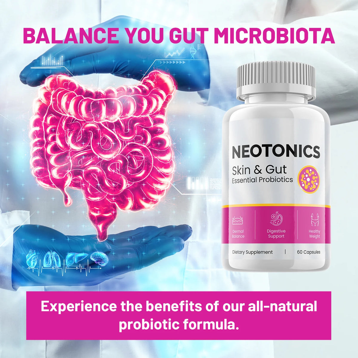 Skin & Gut Probiotics U51492