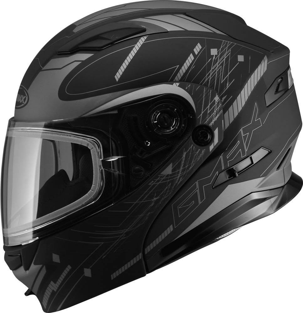Modular Wired Snow Helmet Black/Neon Orange Medium J31271