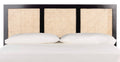 Black Queen Cane Headboard D6182