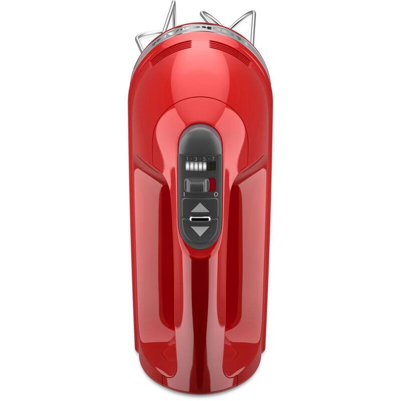 Empire Red Hand Mixer with Beater and Whisk Attachments O64652