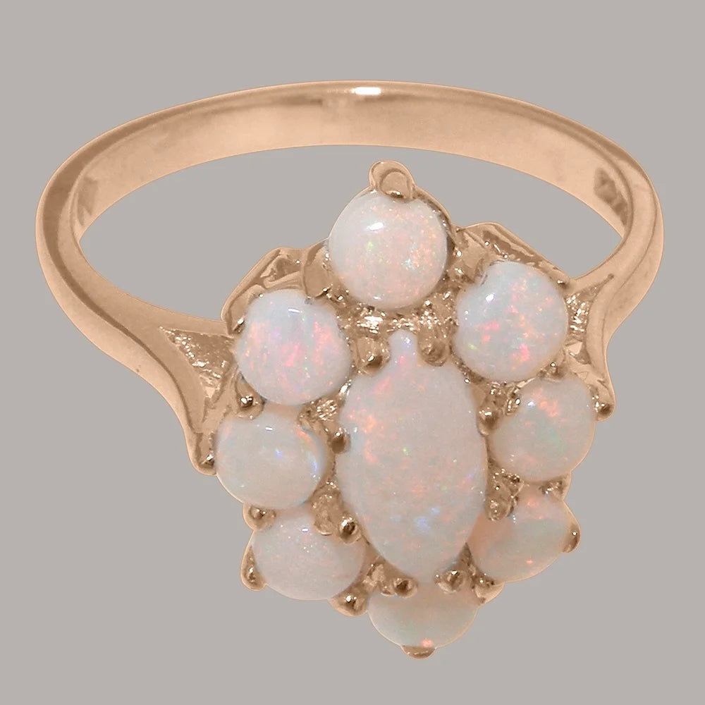 9k Rose Gold Opal Womens Statement Ring K30396
