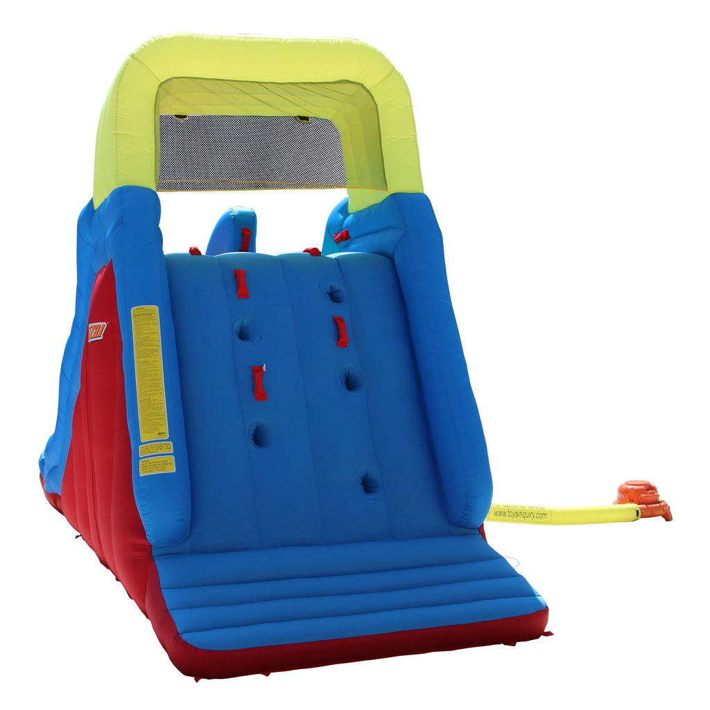 Inflatable Water Racing Slide with Climbing Wall S137