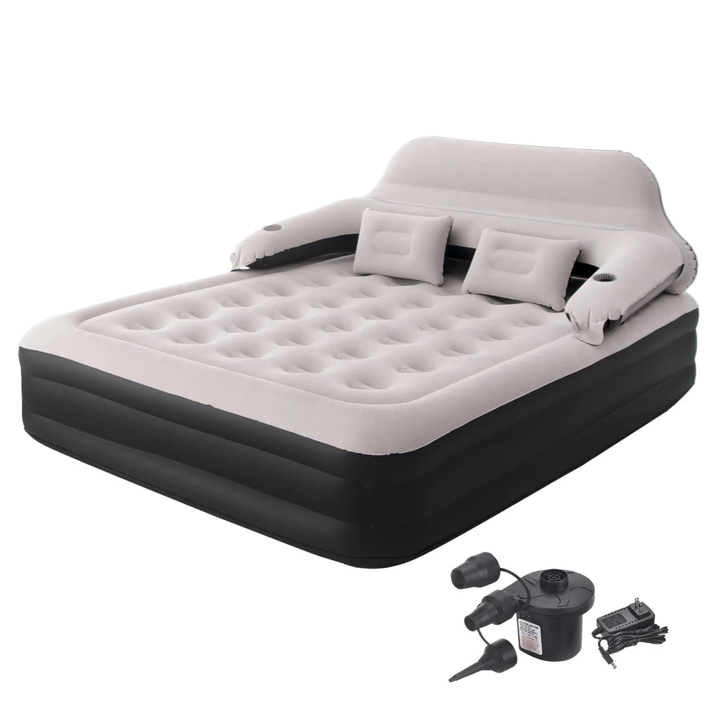 Queen Size 15 Air Mattress with Headboard F723