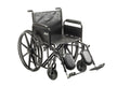 Heavy Duty Wheelchair with Detachable Full Arms and Elevating Leg Rests Y8832
