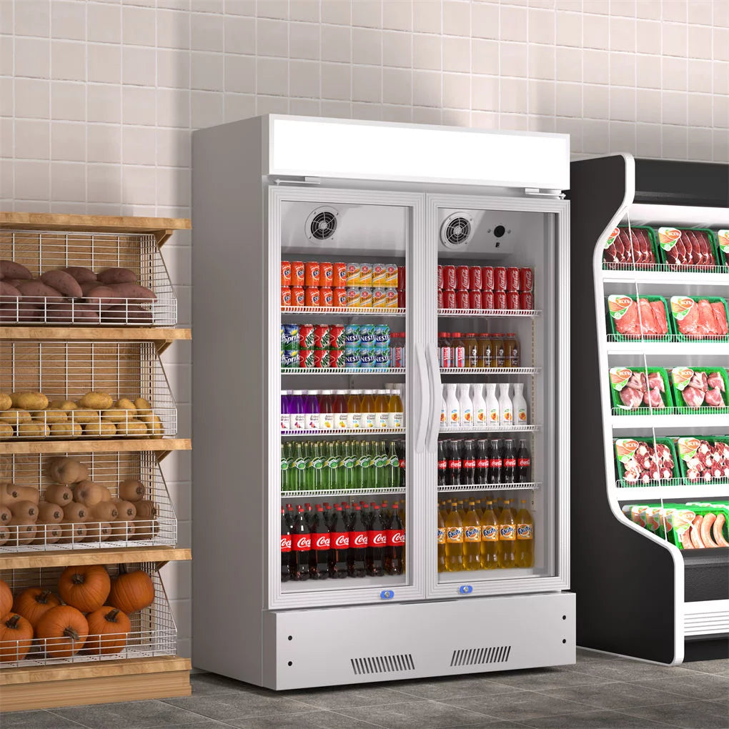 38" Glass Door Merchandiser Refrigerator P75602