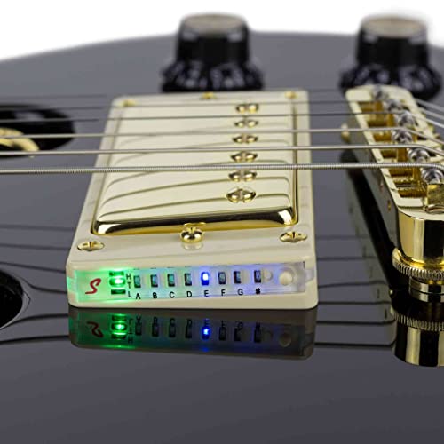 Gloss Black Electric Guitar with Headphone Amp Q521358