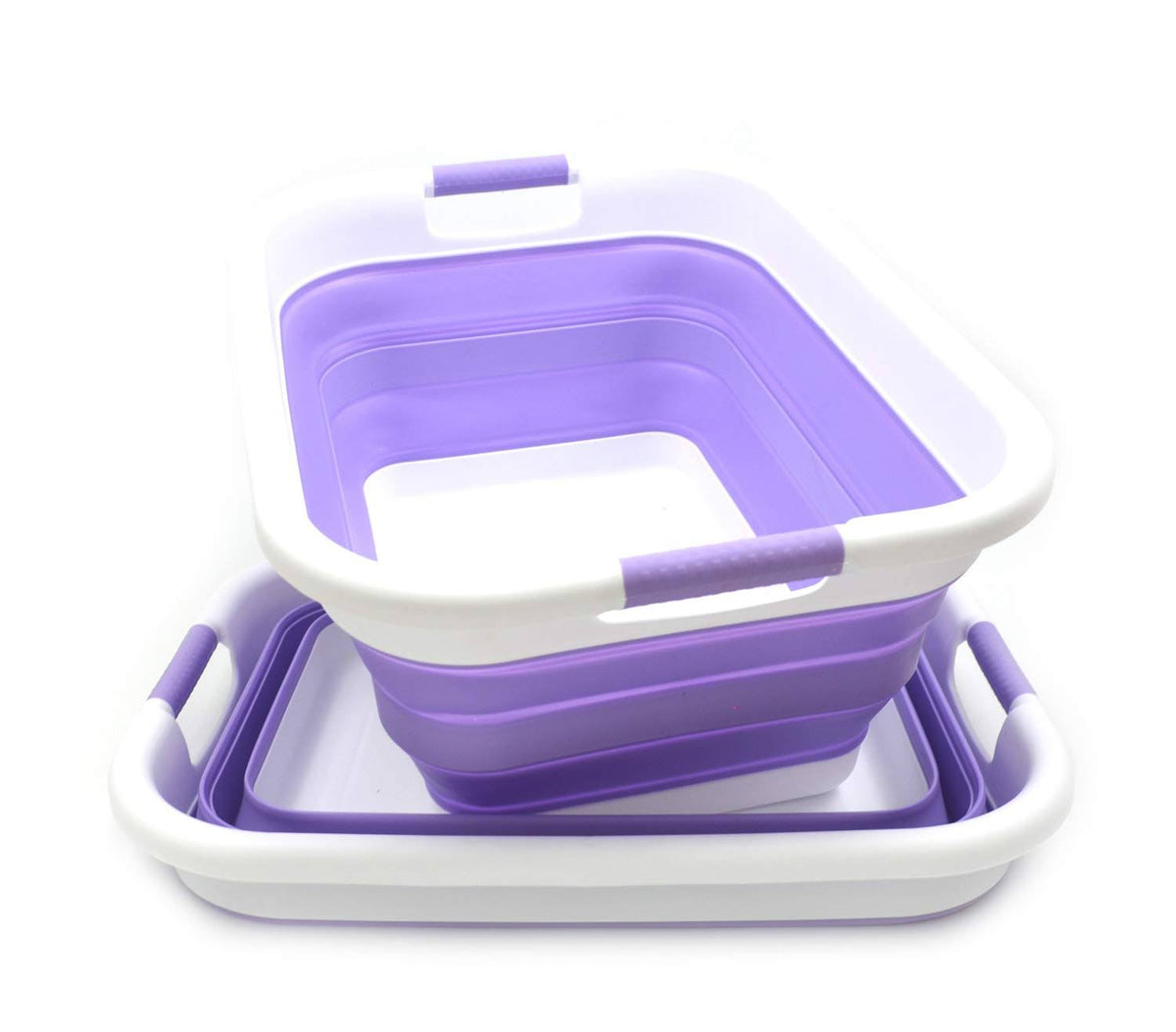 Collapsible Plastic Laundry Basket S1280