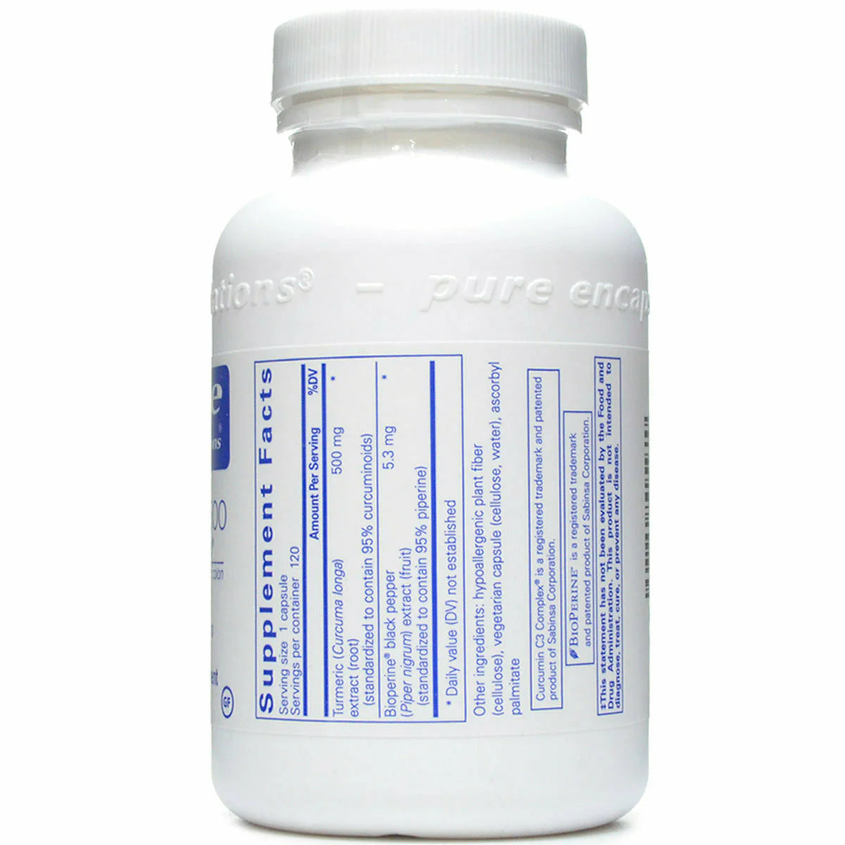 Curcumin 500 with Bioperine E35581