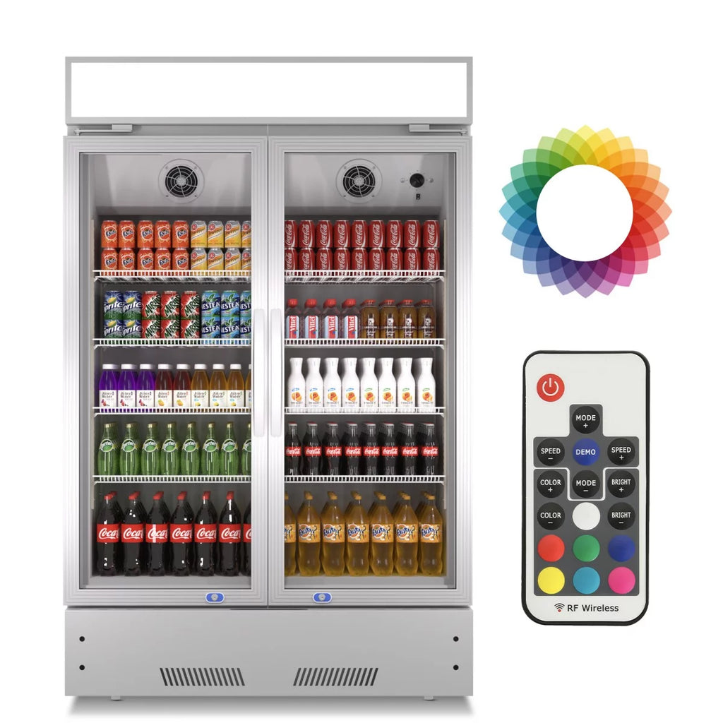 38" Glass Door Merchandiser Refrigerator P75602