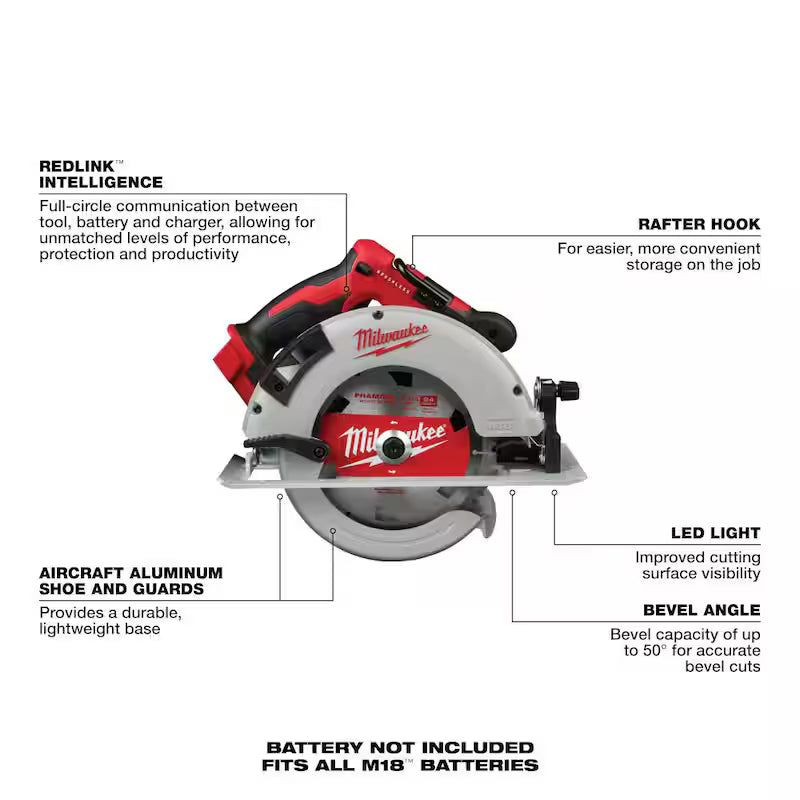 18V Brushless Cordless Compact Drill/Impact Combo Kit with 7-1/4 in. Circular Saw Q10370
