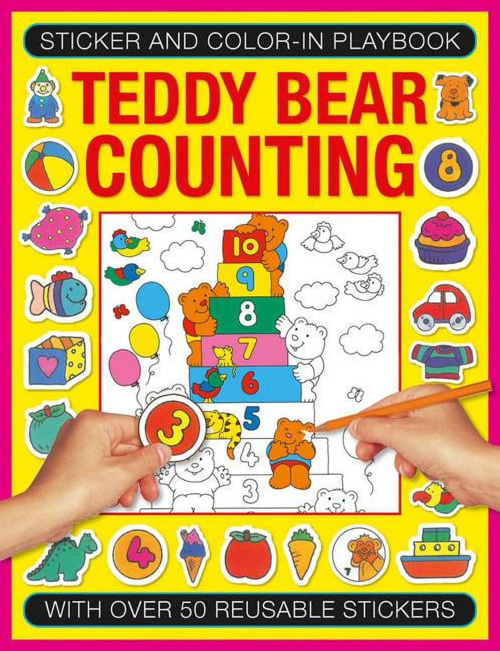 Teddy Bear Counting Playbook with Over 50 Reusable Stickers Q9030