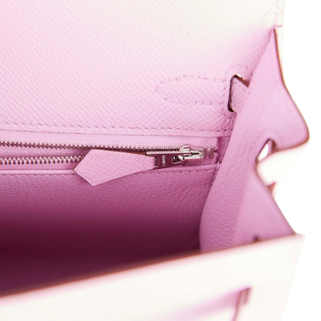 Mauve Sylvestre Epsom Palladium Hardware Handbag P66810
