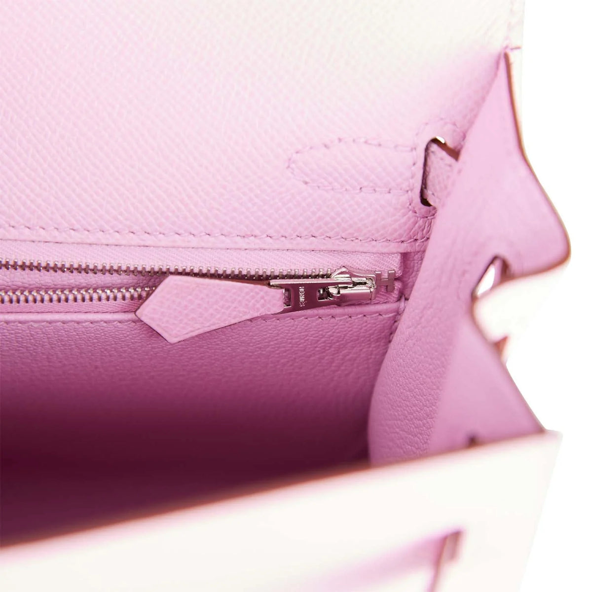 Mauve Sylvestre Epsom Palladium Hardware Handbag P66810