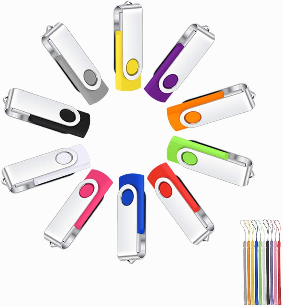 4G 50 Pack USB Flash Drive Multi-Colors B679