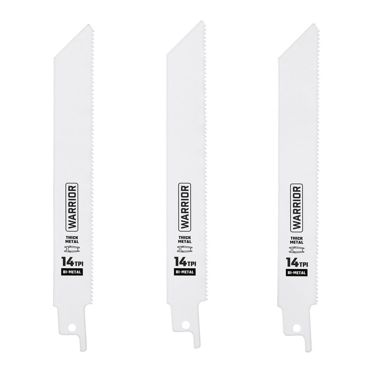 6 in. 9 in. Bi-Metal Reciprocating Saw Blade Set, 15-Piece H274309