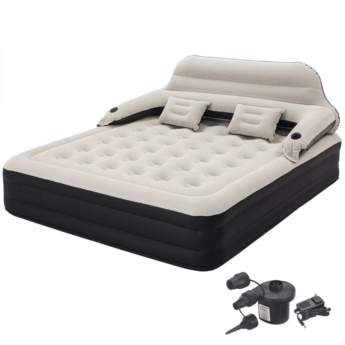 Queen Size 15 Air Mattress with Headboard F723