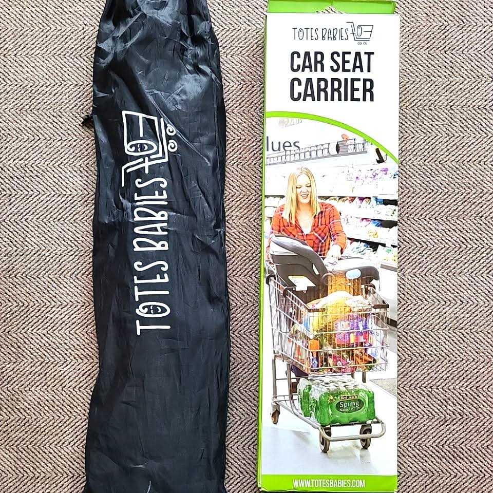 Black Car Seat Carrier T338519