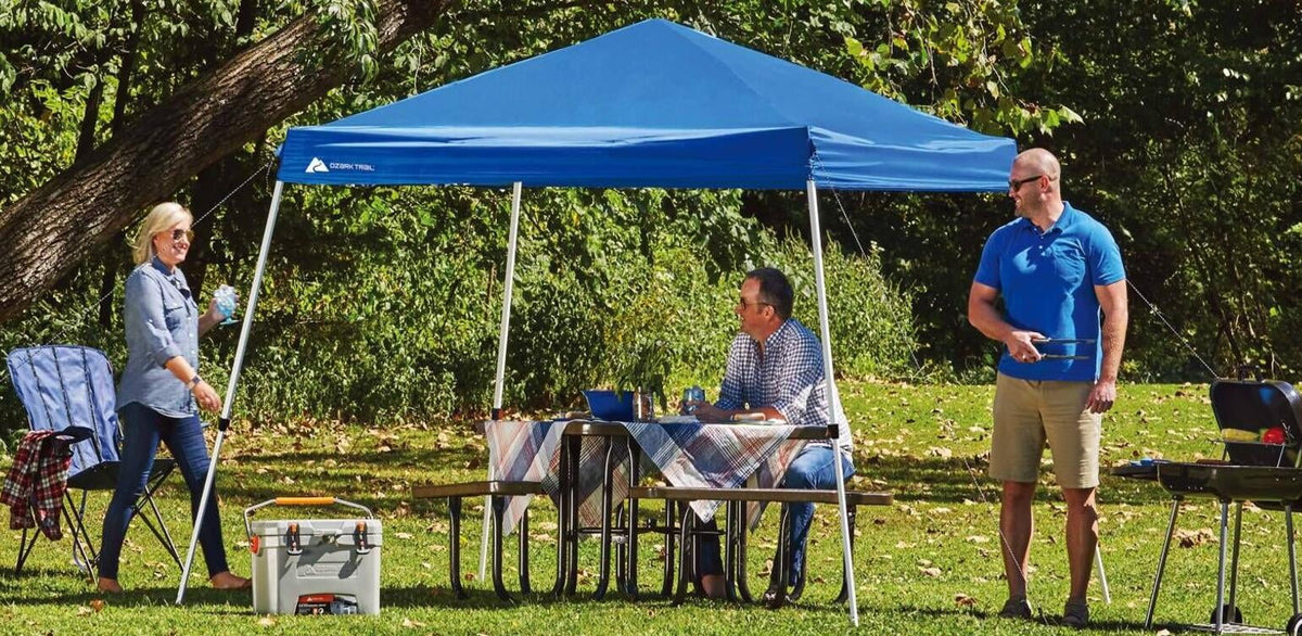 10' x 10' Blue Pop-up Canopy A1917