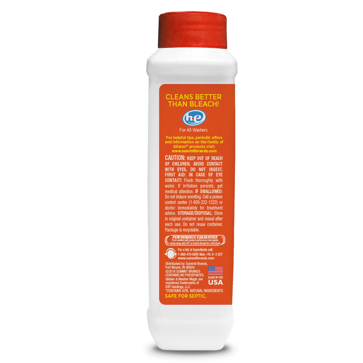 Washing Machine Cleaner and Deodorizer, 6 Bottles S26429
