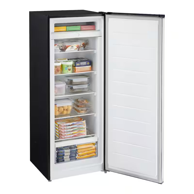 7 cu. ft. Convertible Upright Freezer/Refrigerator in Stainless Steel X2414