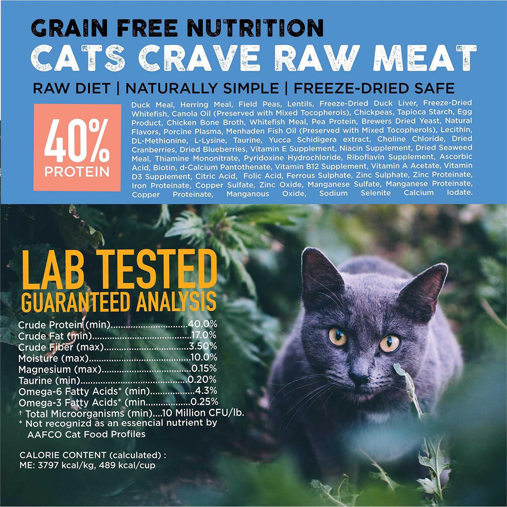 Raw Cat Kibble with Freeze-Dried Whitefish O2303