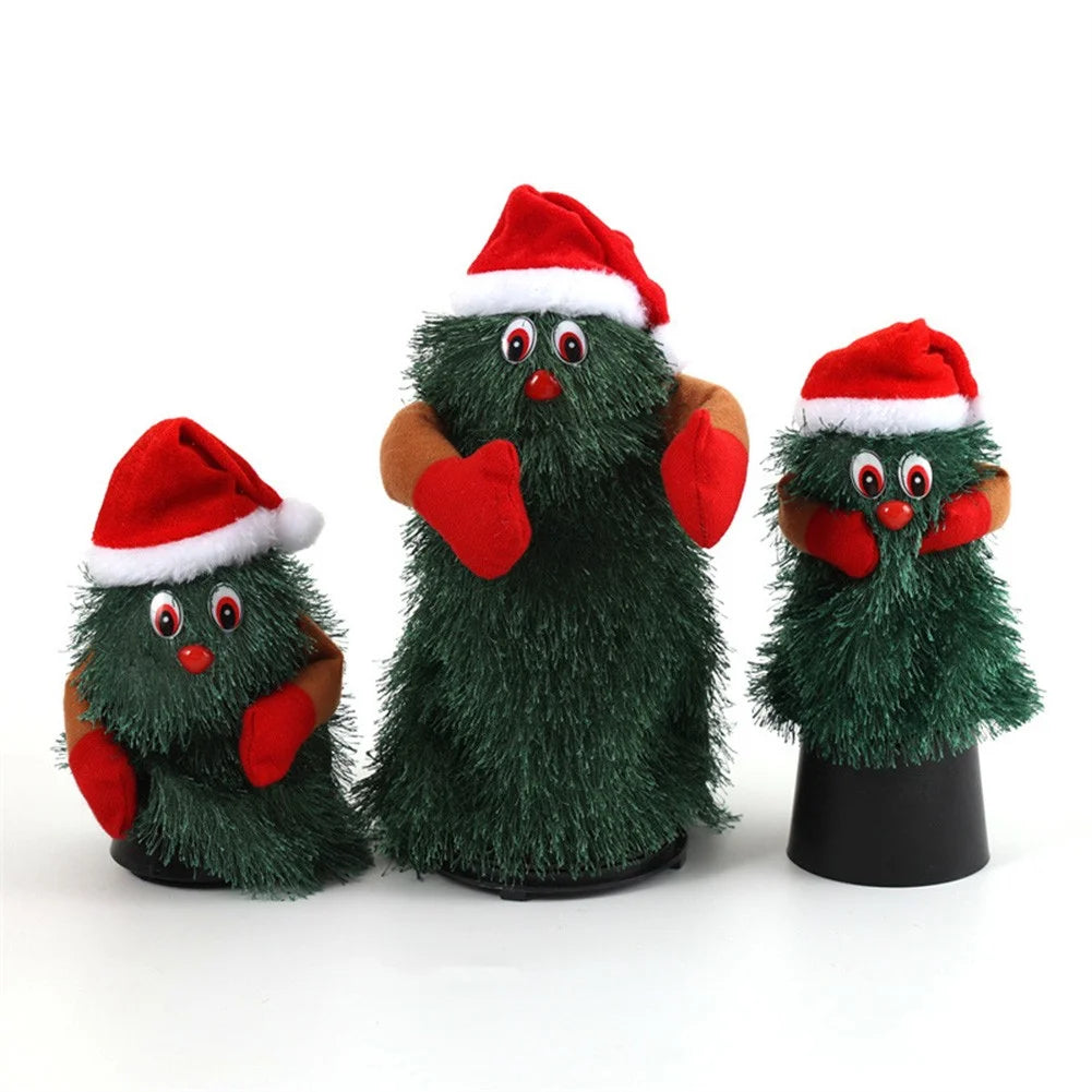 Christmas Tree Plush Toy Dancing Singing Doll S27973