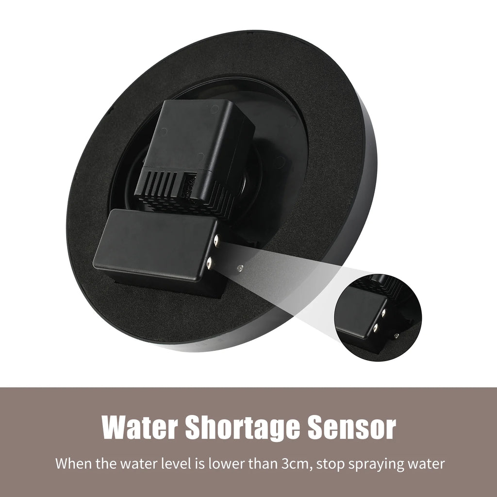Solar Fountain Pump with 1800mAh Battery 6 Nozzles W379326